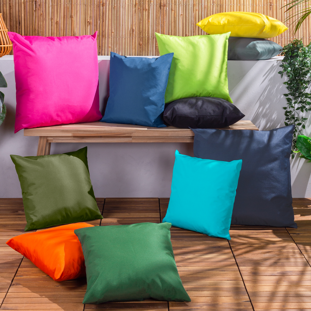 Plain - Pink Outdoor Cushion 43x43cm