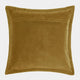 Emperor - Mustard Embroidered Cushion 55x55cm