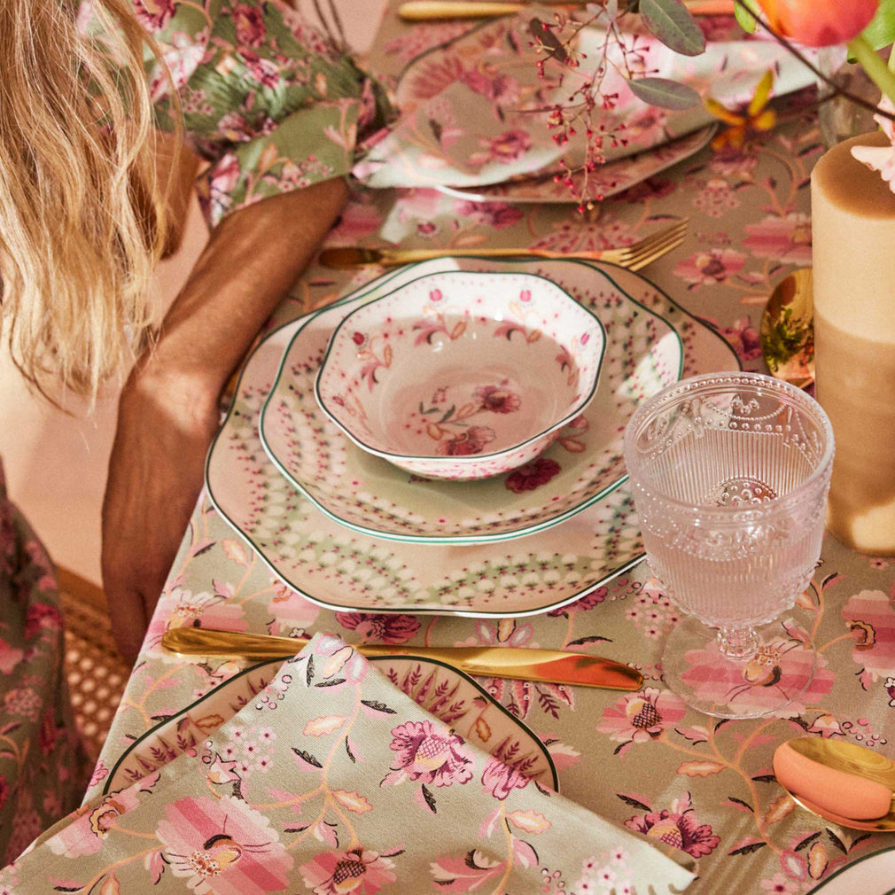 Cath Kidston - Friendship Garden 12 Piece Dinner Set