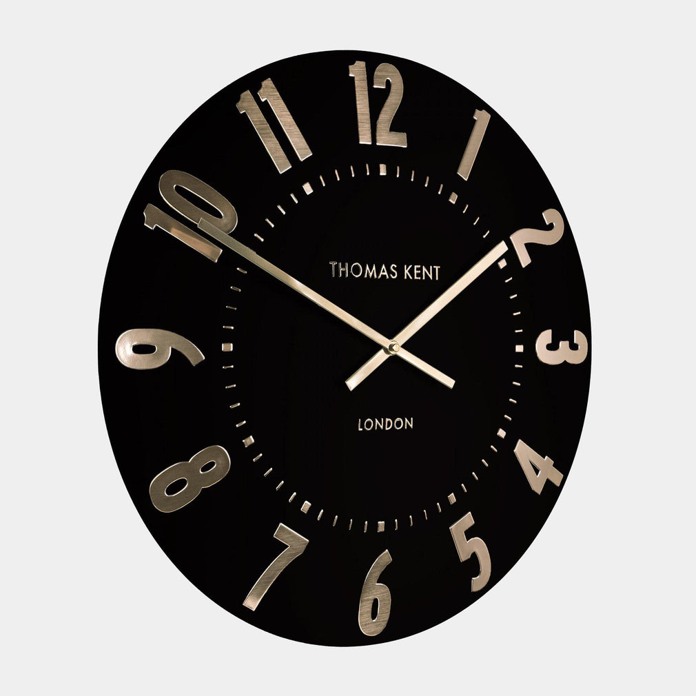 Mulberry - Noir Wall Clock 50cm