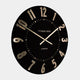 Mulberry - Noir Wall Clock 50cm