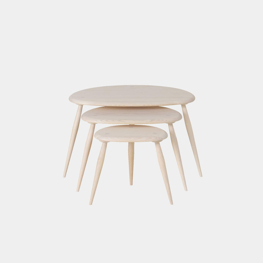 Ercol Collection - Pebble Nest of Tables