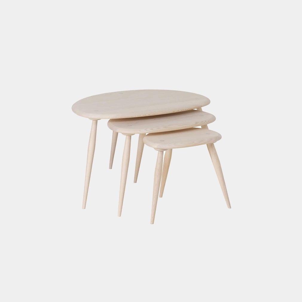 Ercol Collection - Pebble Nest of Tables
