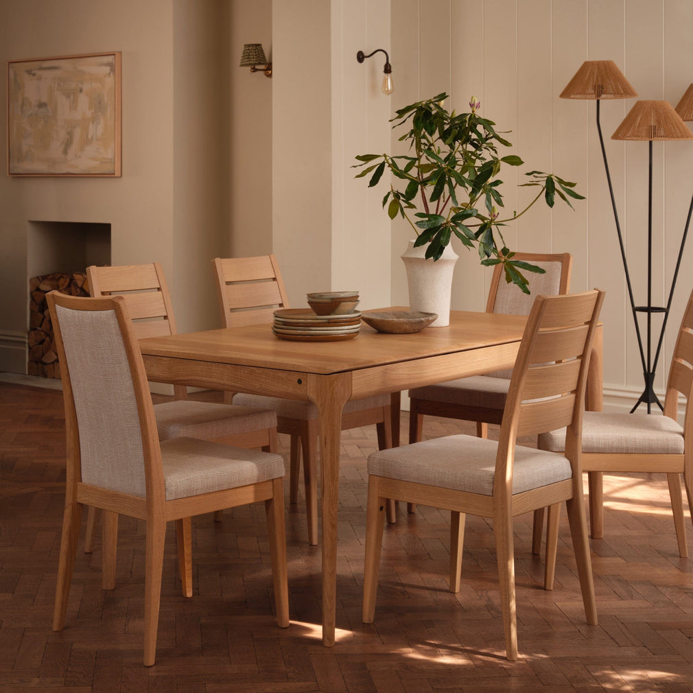 Ercol Romana - Padded Back Dining Chair In Leather