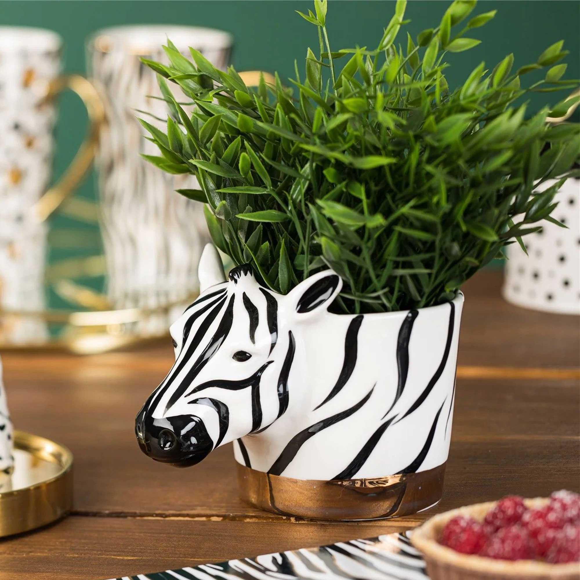 Looking Wild - Zebra Planter