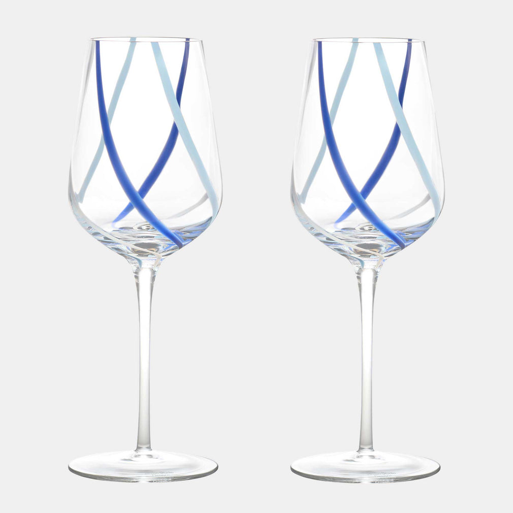 Rio Azure - Set of 2 Wine Glasses
