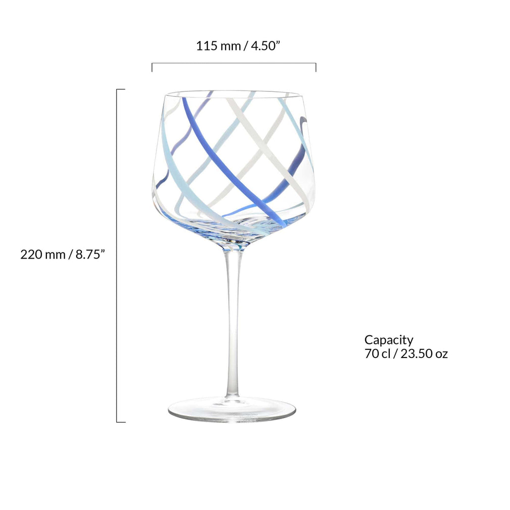 Rio Azure - Set of 2 Gin Glasses
