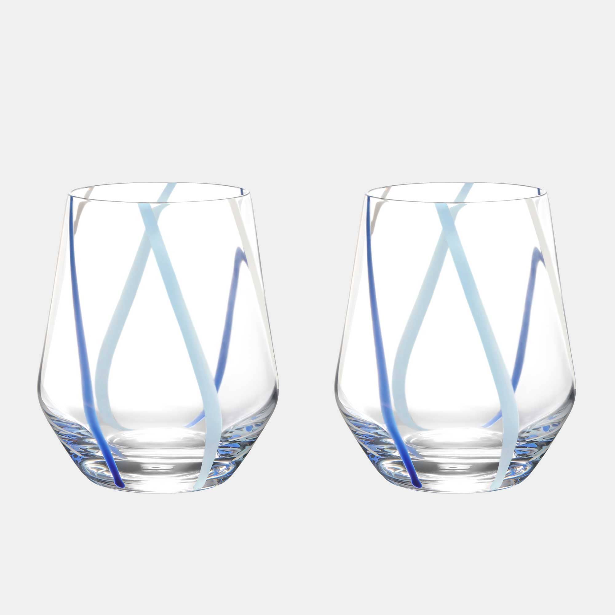 Rio Azure - Set of 2 Tumbler Glasses