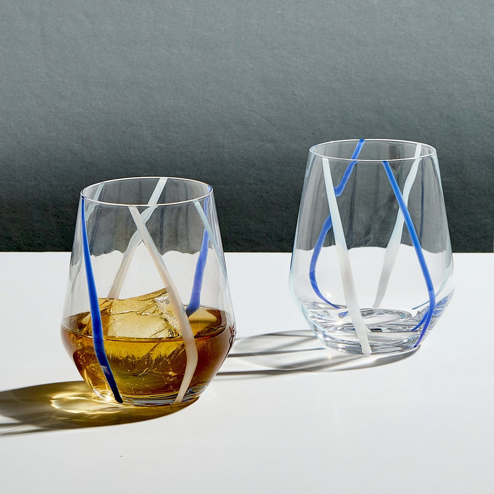 Rio Azure - Set of 2 Tumbler Glasses