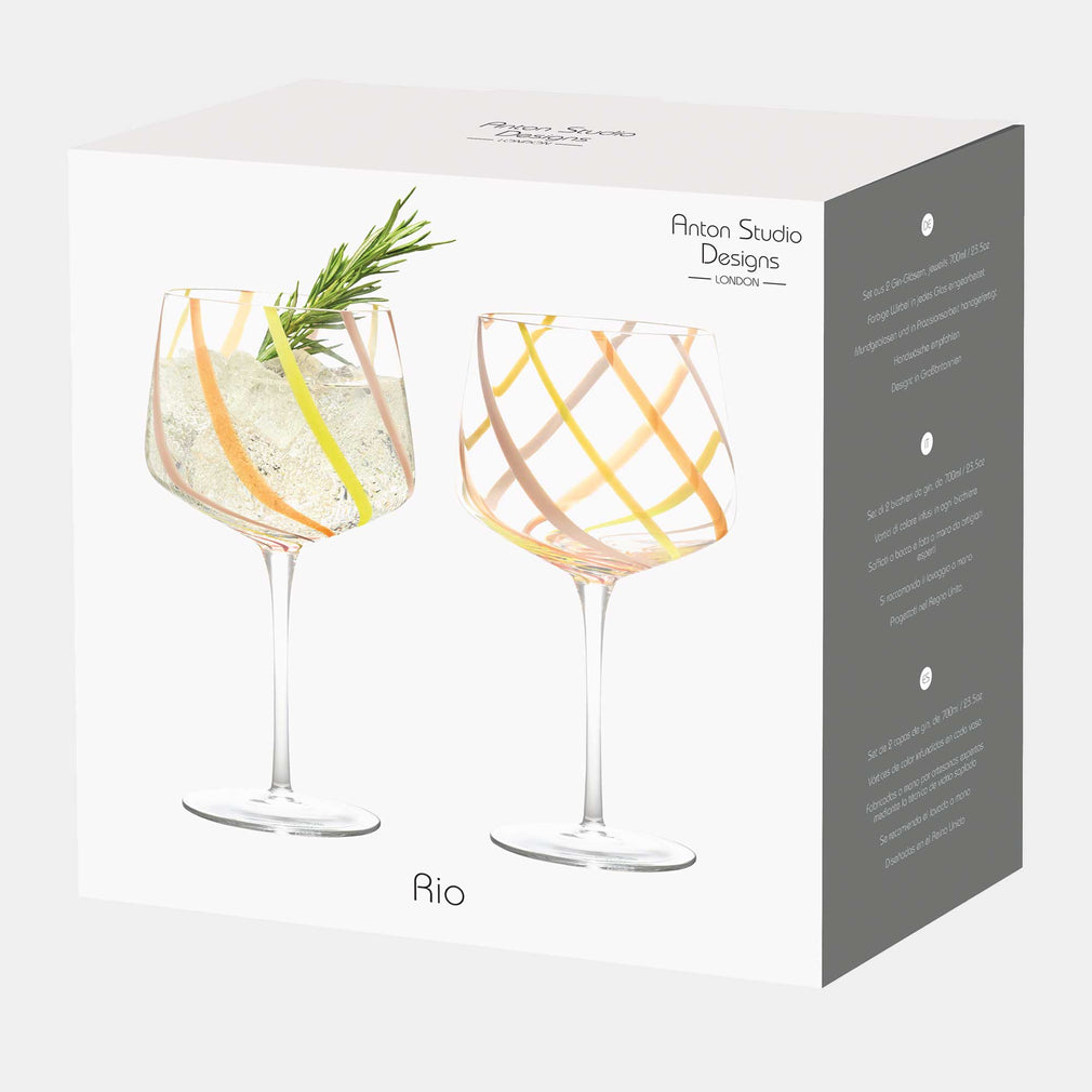 Rio Citrus - Set of 2 Gin Glasses