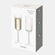 Maze - Set of 2 Champagne Flutes