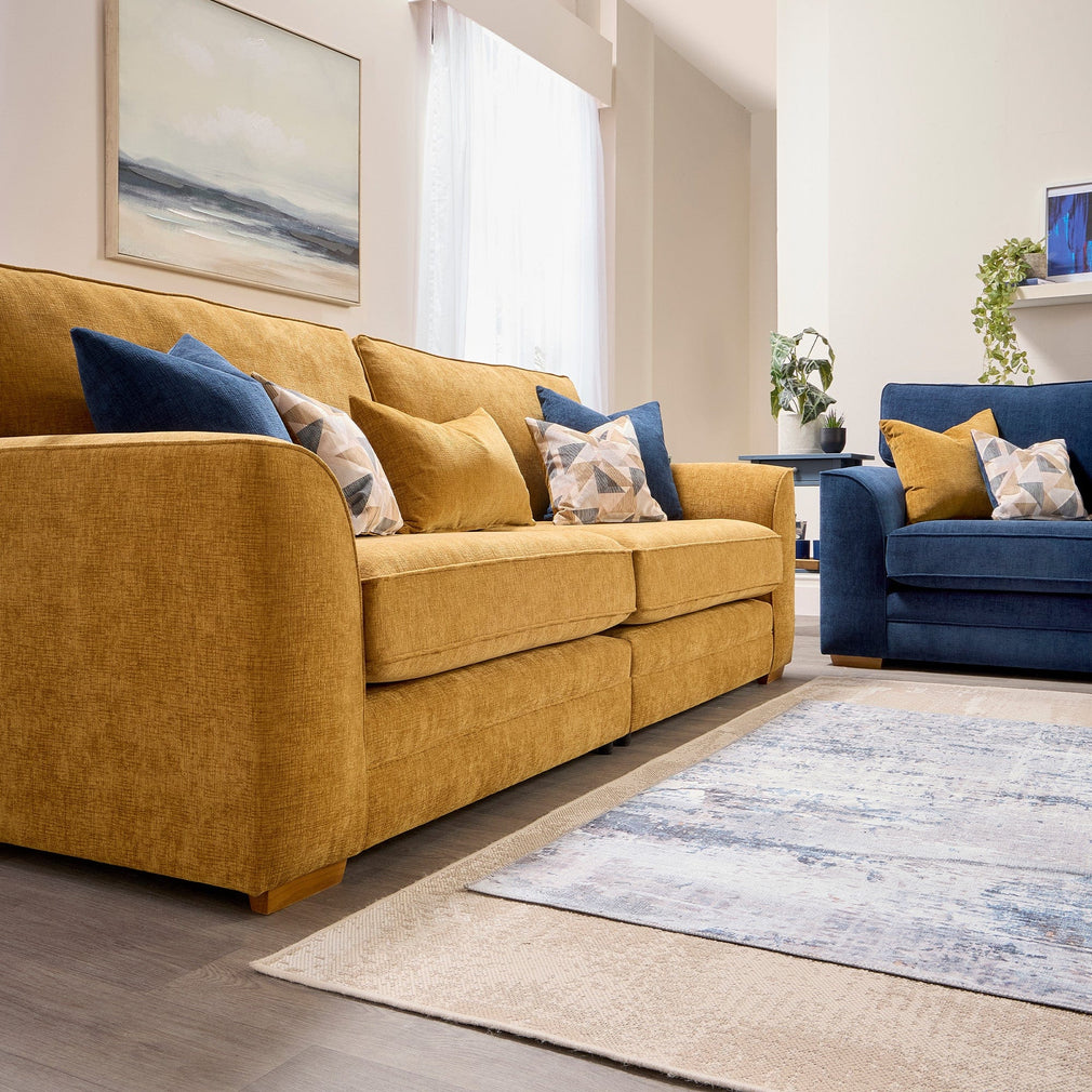 Savoy - 4 Seat Split Sofa In Fabric St Malo Collection
