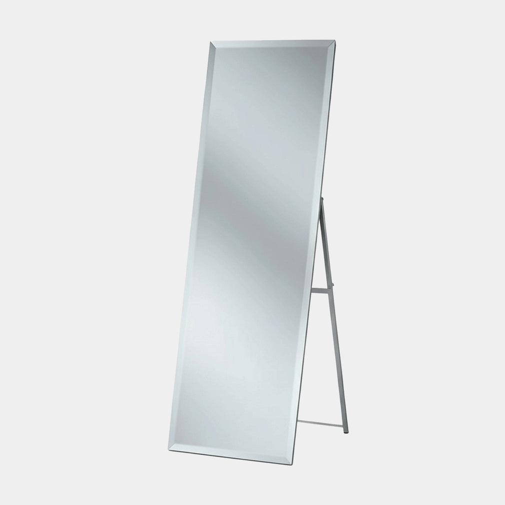 Marilyn Bevelled Cheval Mirror 153x47cm (WG)