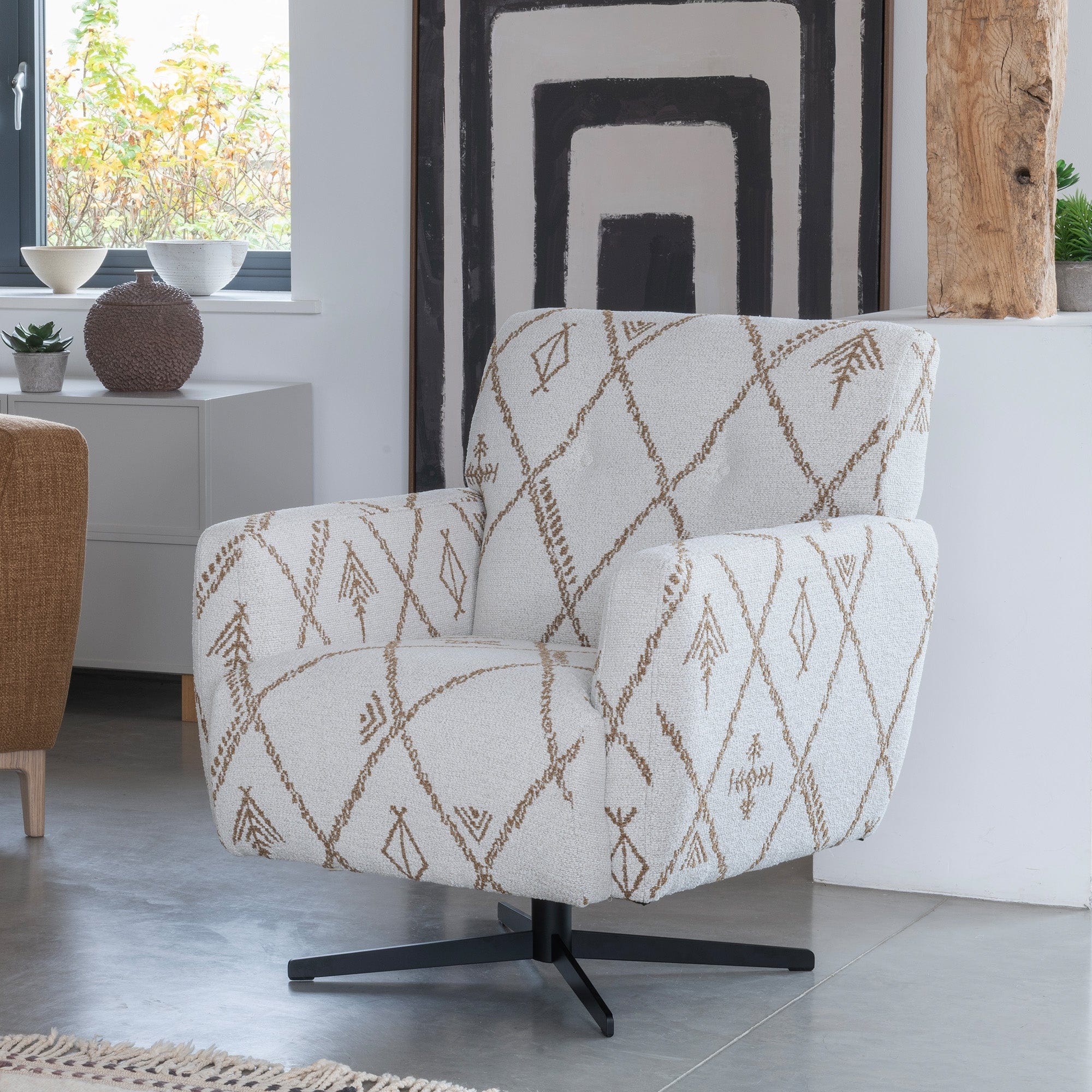 Navajo - Swivel Chair In Fabric