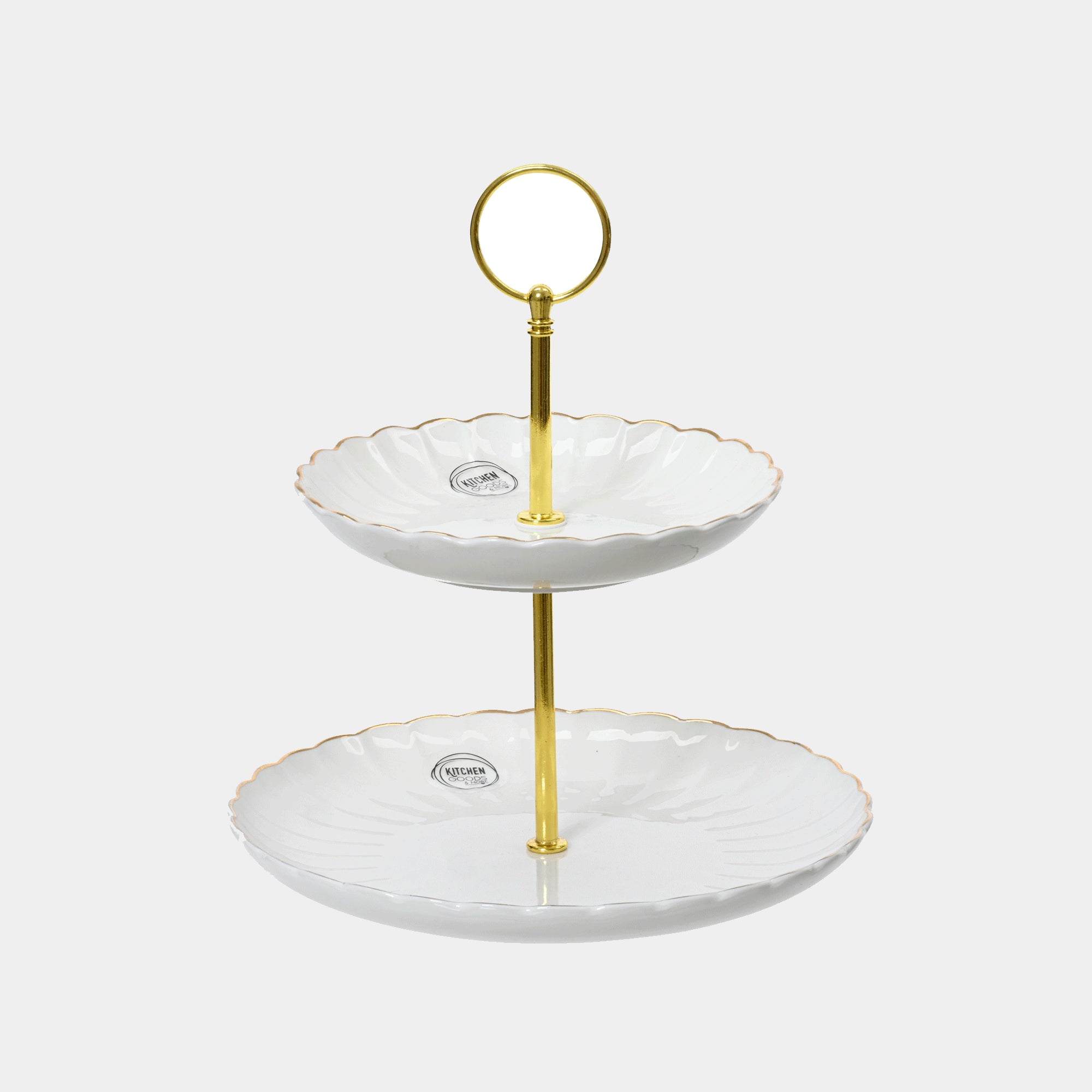 Corolla Gold - 2 Tier Cake Stand