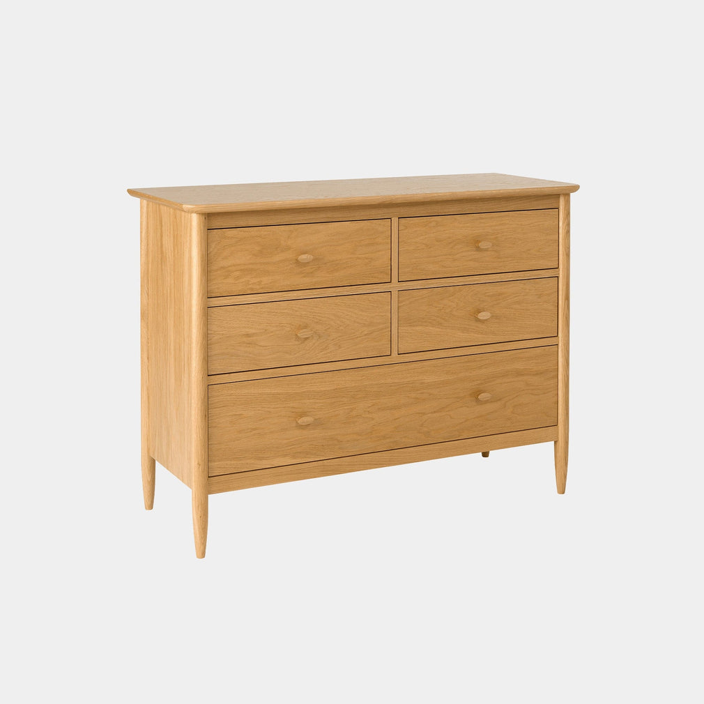 Ercol Teramo - 5 Drawer Wide Chest
