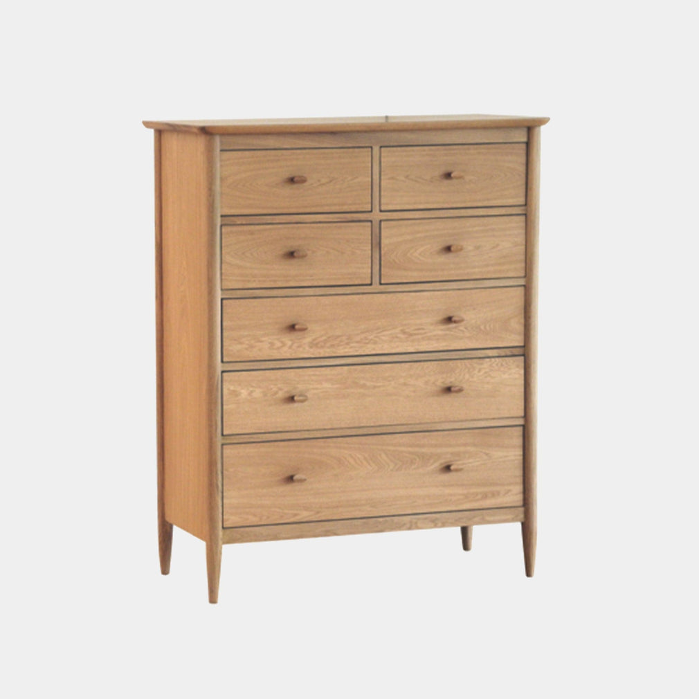 Ercol Teramo - 7 Drawer Tall Wide Chest