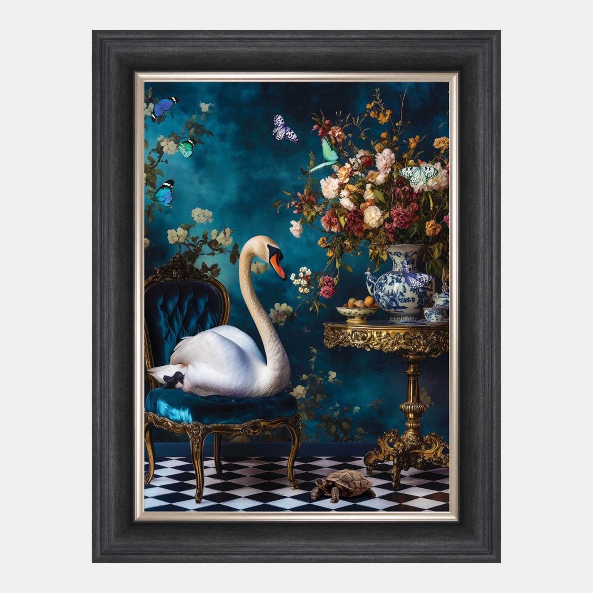 Stately Swan - Framed Print