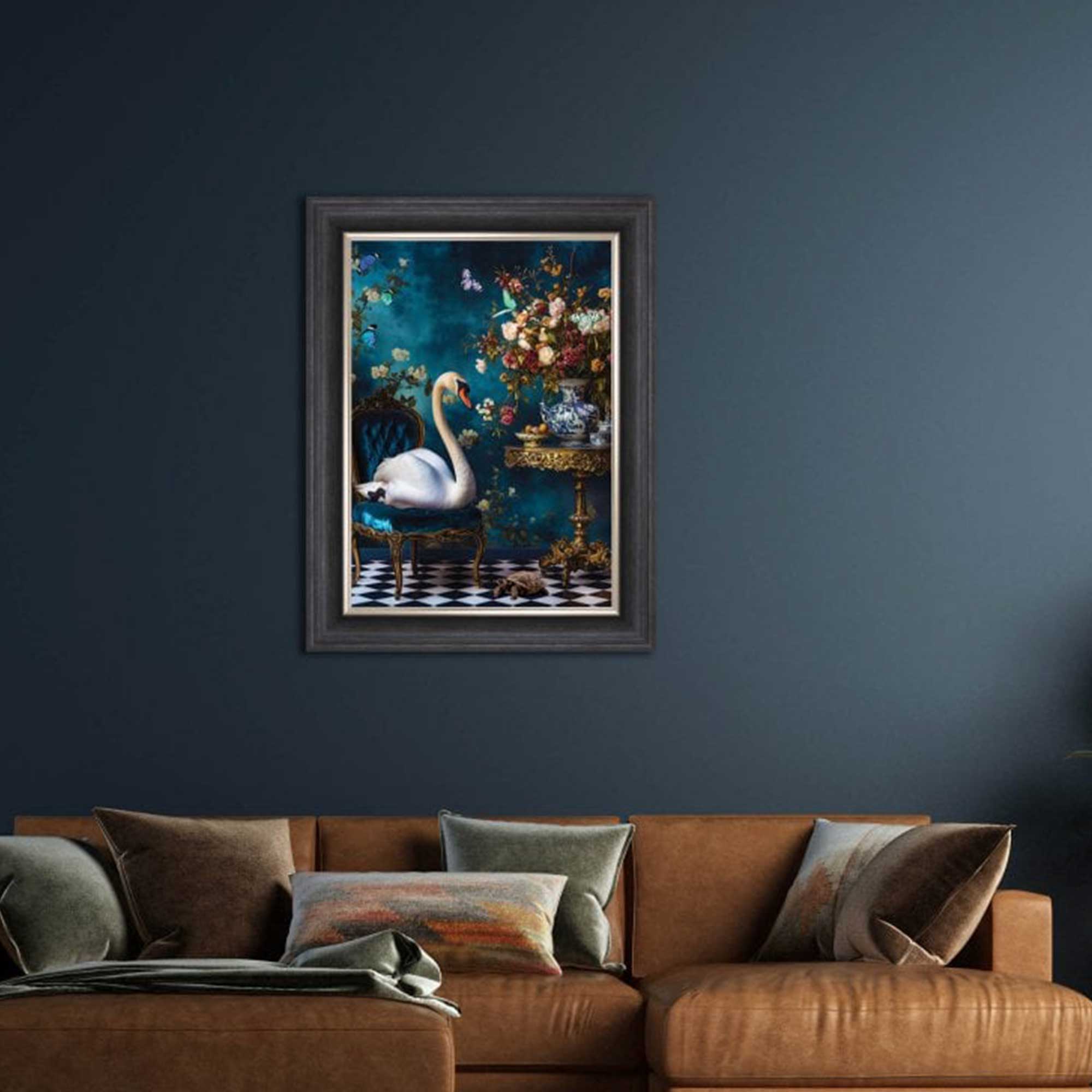 Stately Swan - Framed Print