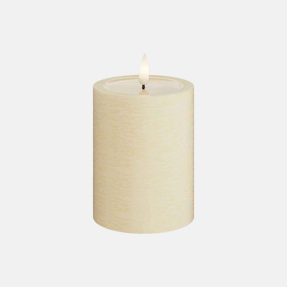 Unique - Small Cream LED Candle