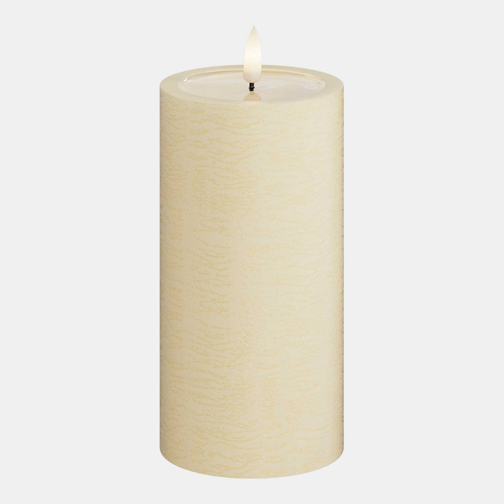 Unique - Large Cream LED Candle