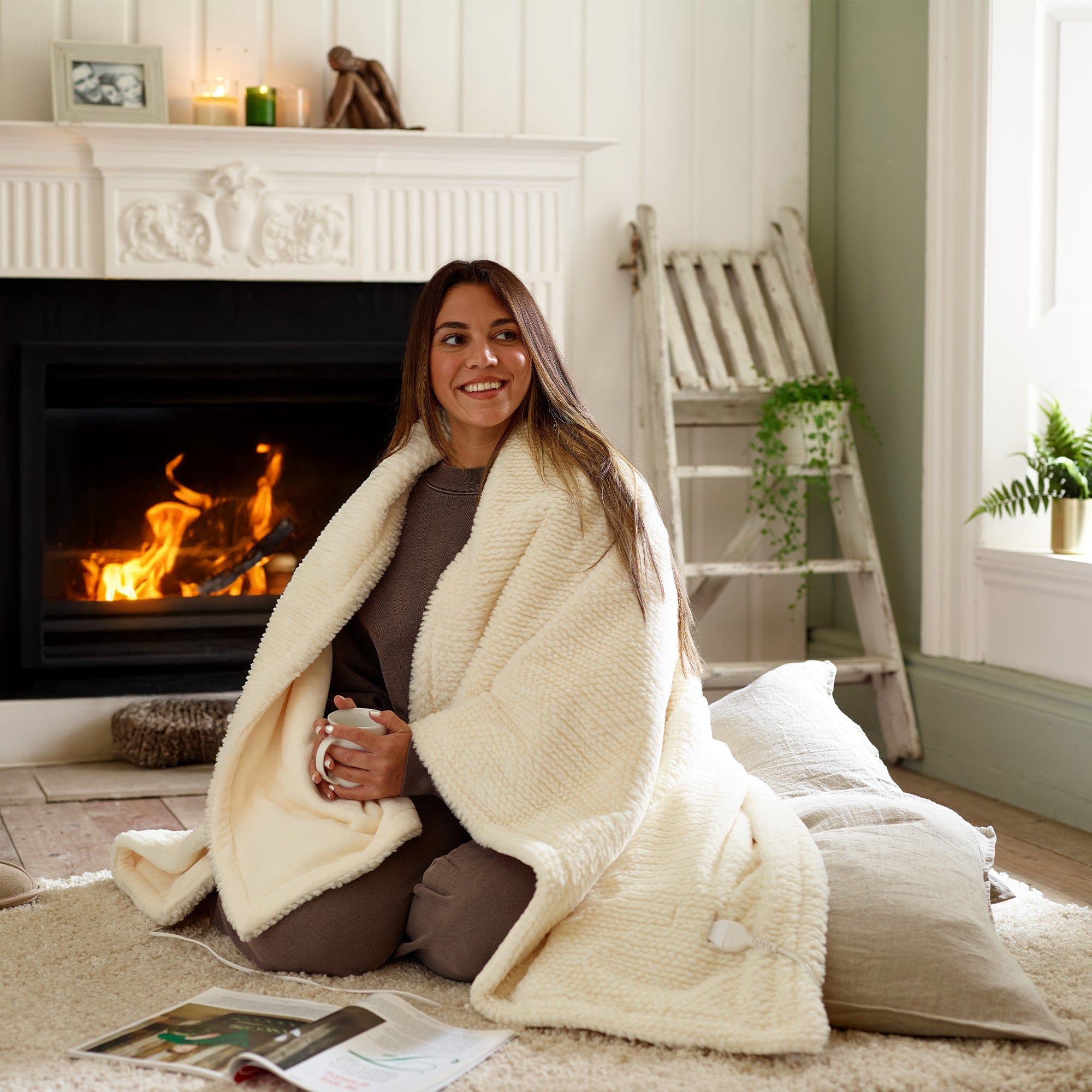 Morton - Heated Fur Throw 140x180cm