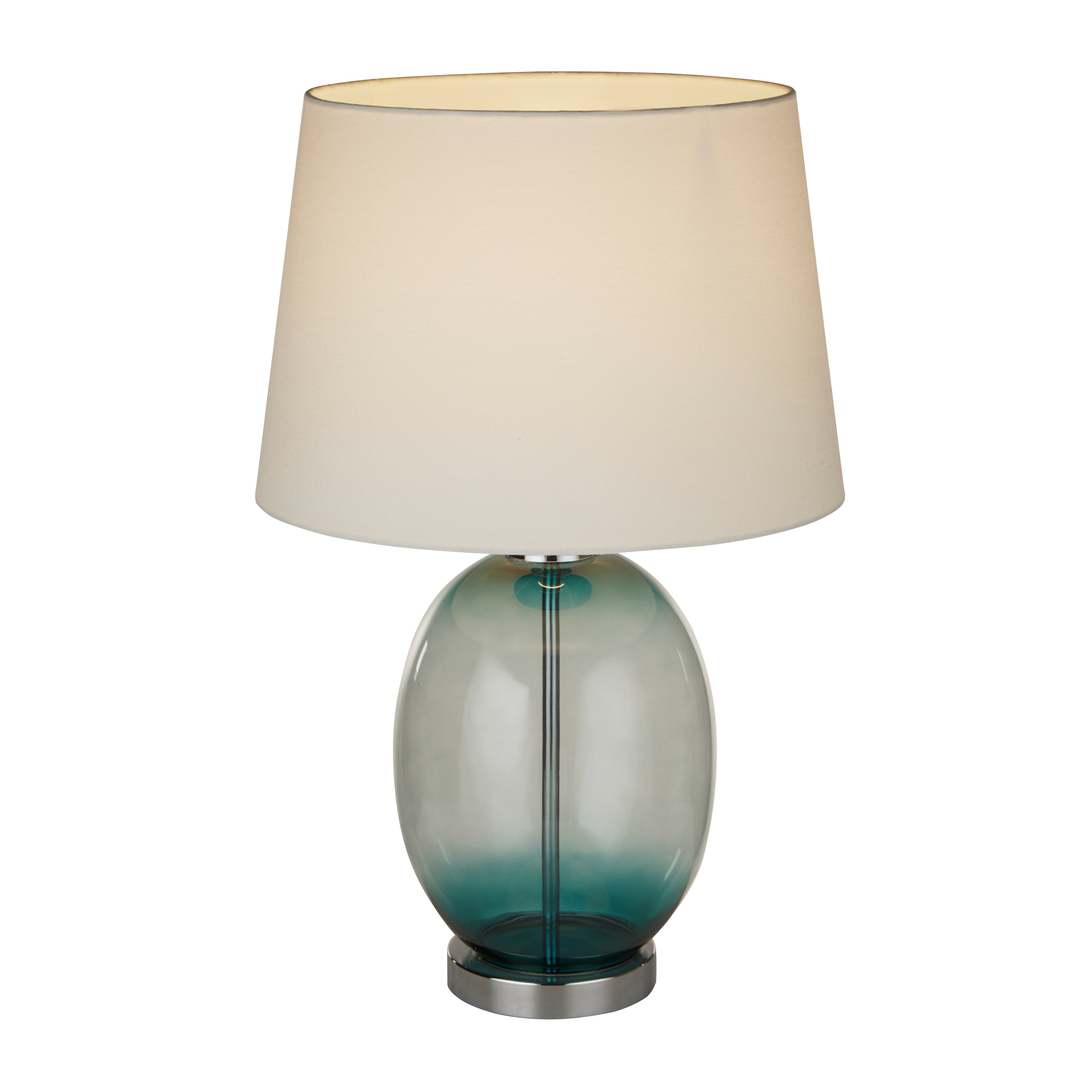 Kiku - Teal Table Lamp