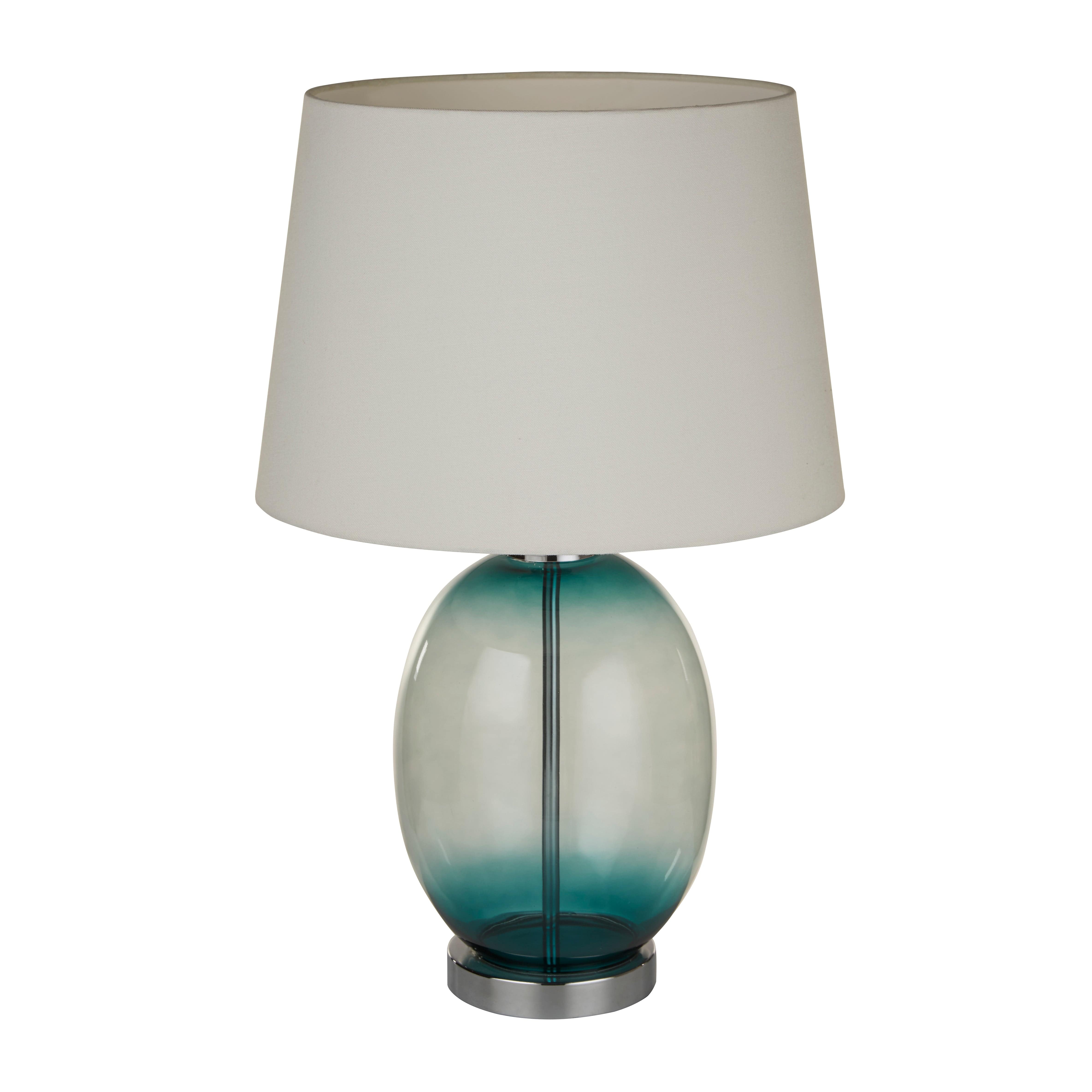 Kiku - Teal Table Lamp