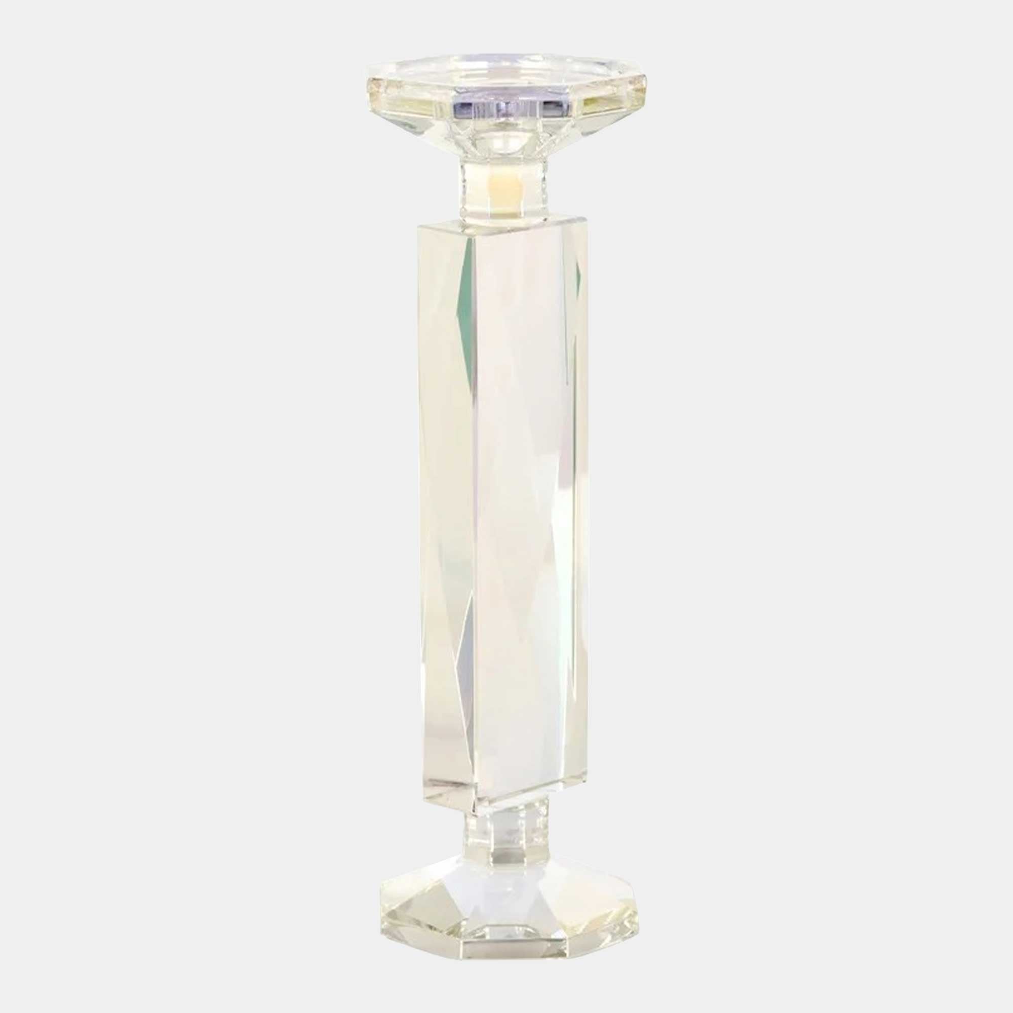 Lustre - Large Crystal Candle Holder