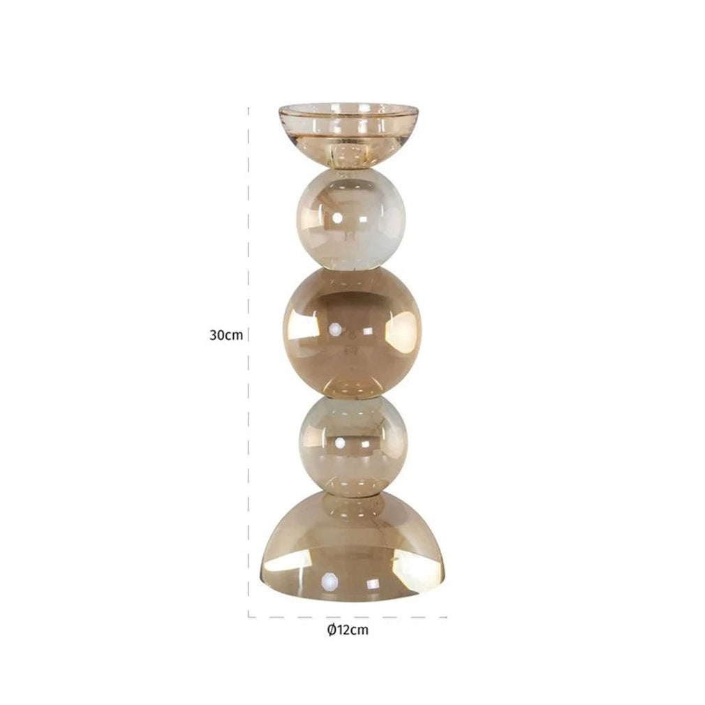 Emie - Small Crystal Candleholder