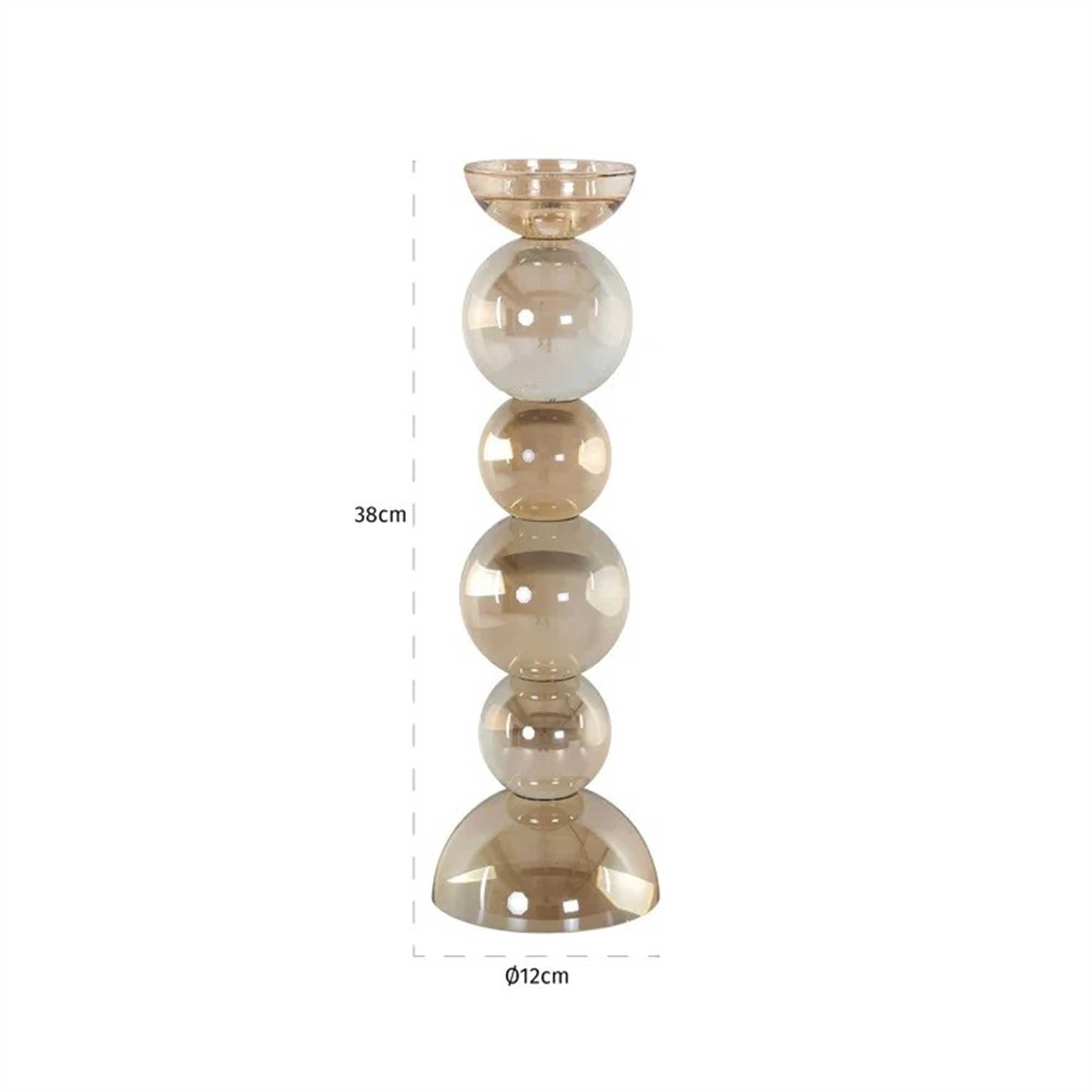 Emie - Large Crystal Candleholder
