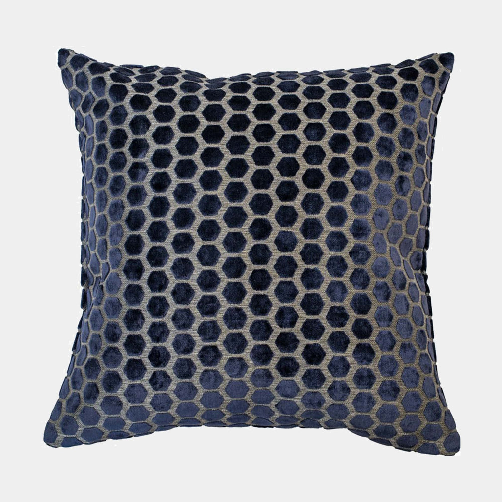 Jorvik - Navy Velvet Cushion