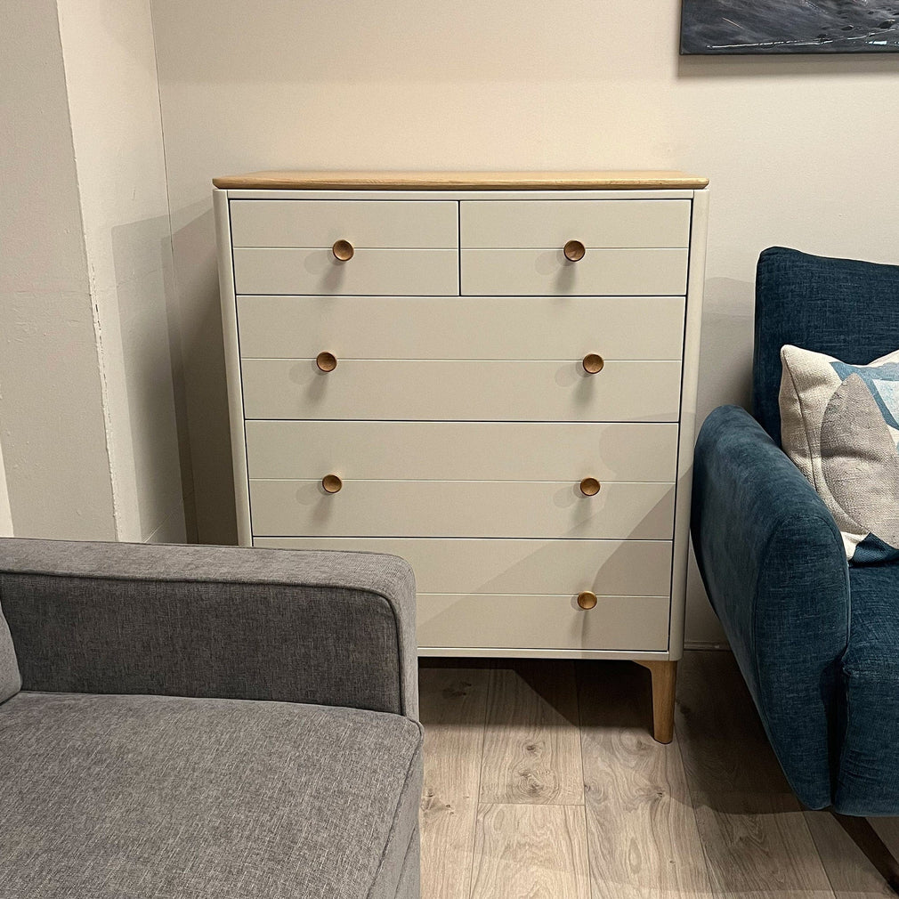 Lausanne Painted Medium 5 Drawer Chest