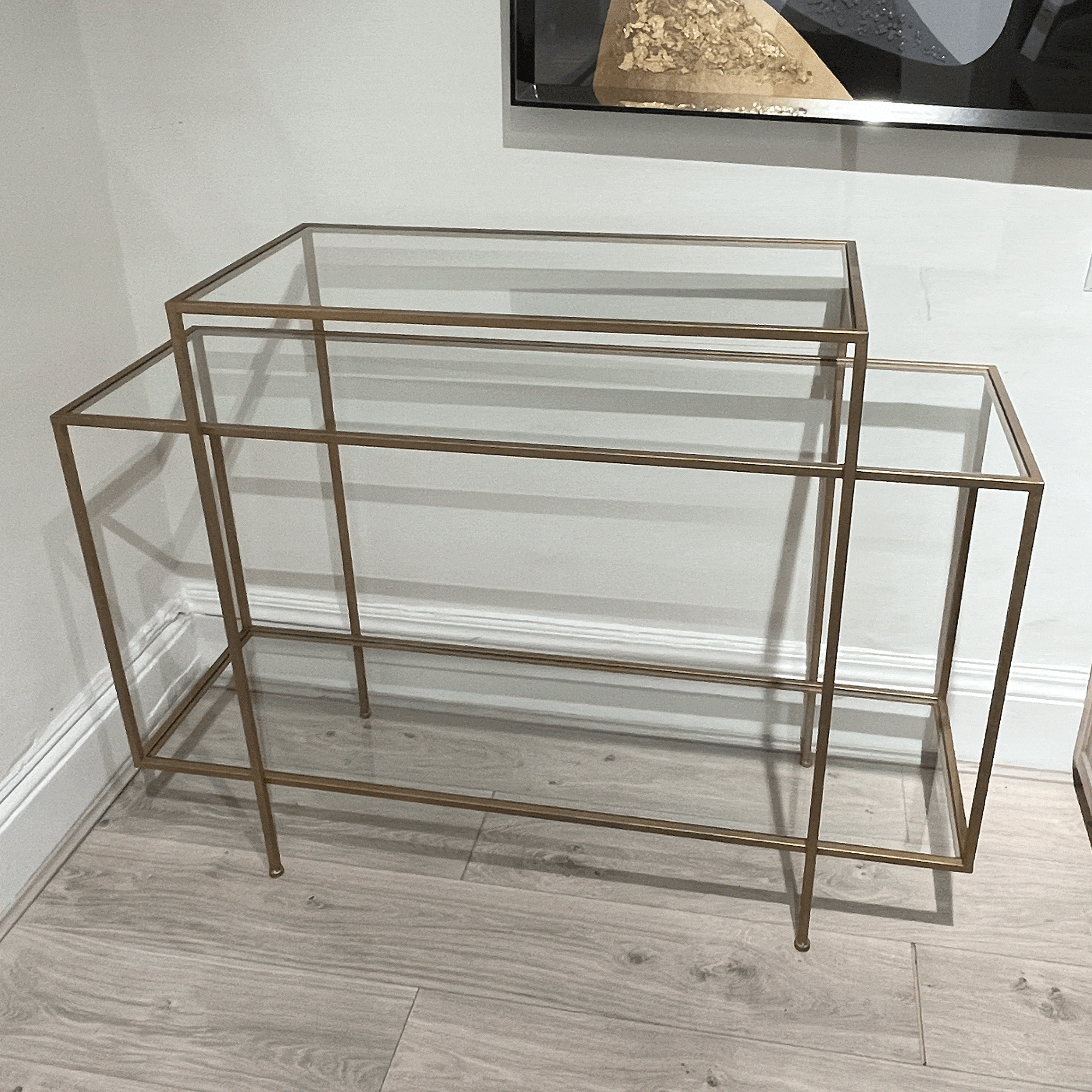 Floor Model Weber Console Table