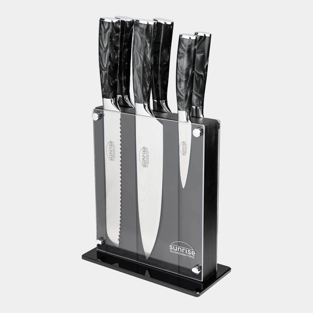 Sunrise Jet - 7 Piece Knife Block Set