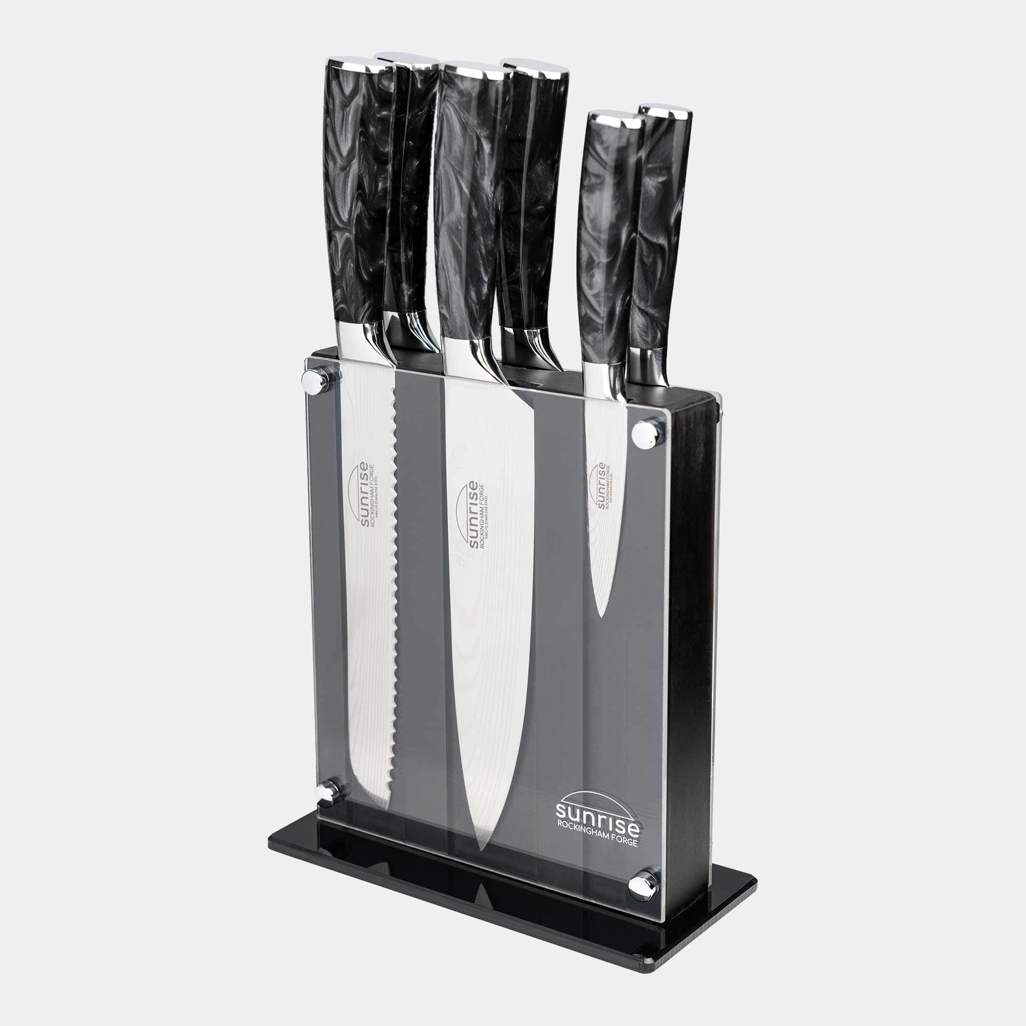 Sunrise Jet - 7 Piece Knife Block Set