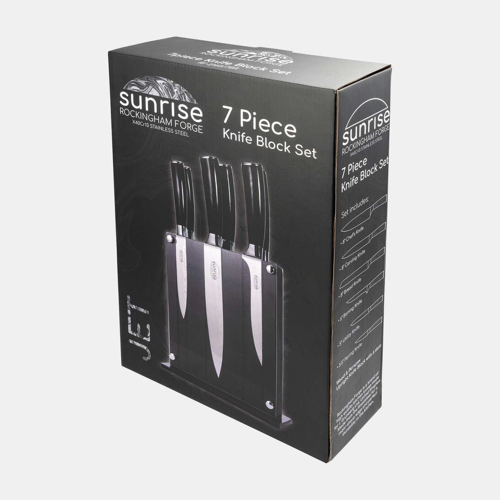 Sunrise Jet - 7 Piece Knife Block Set
