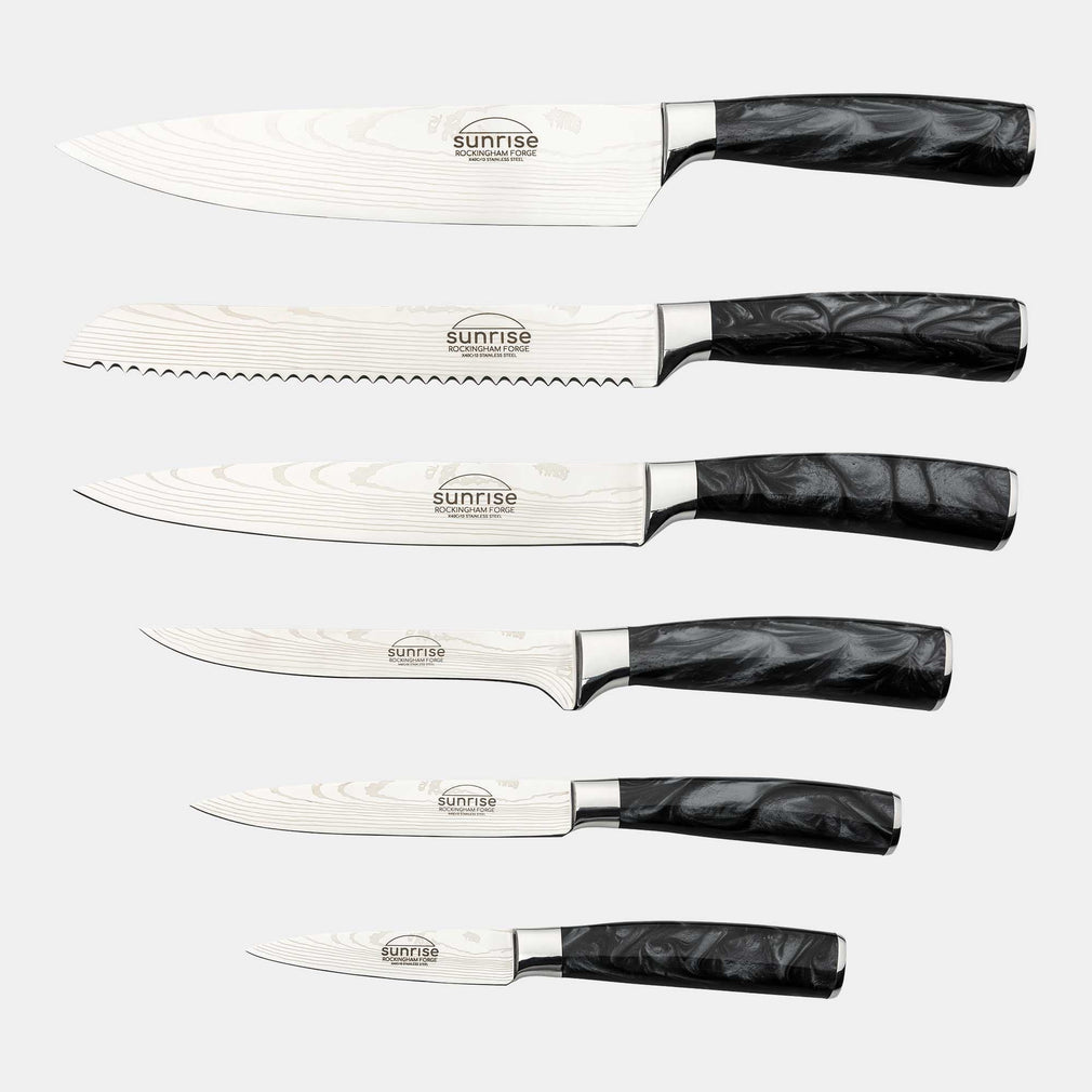Sunrise Jet - 7 Piece Knife Block Set