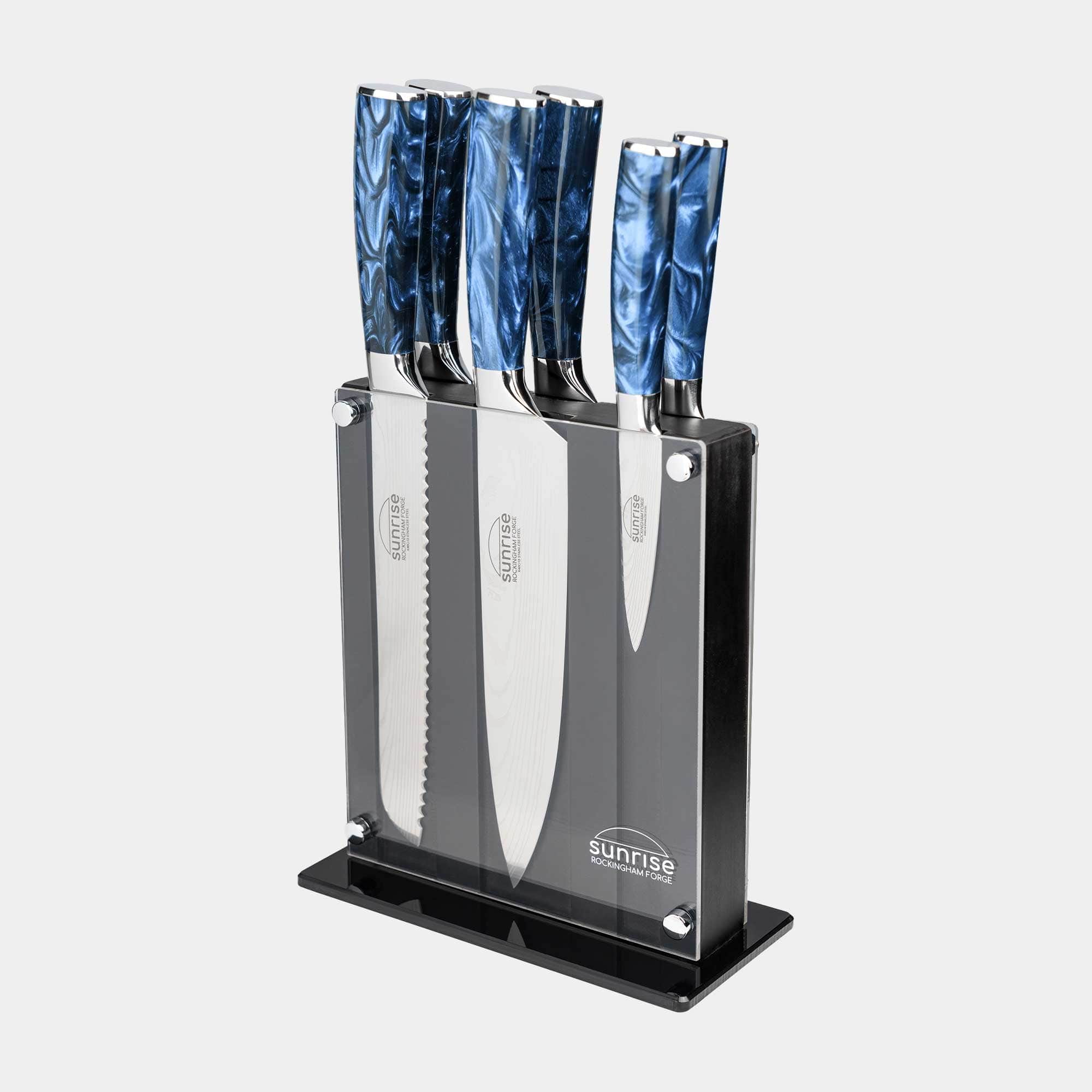 Sunrise Sapphire - 7 Piece Knife Block Set