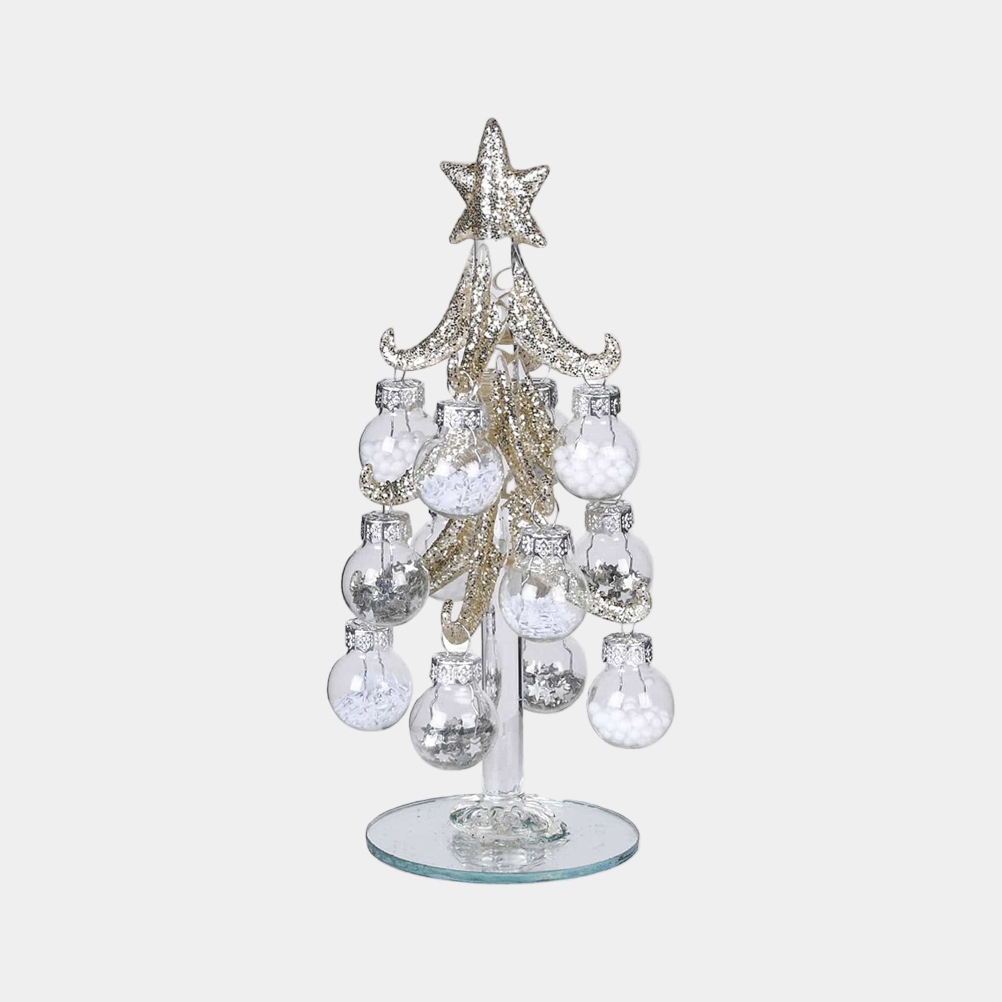 Frosted Glitter - Bauble Tree