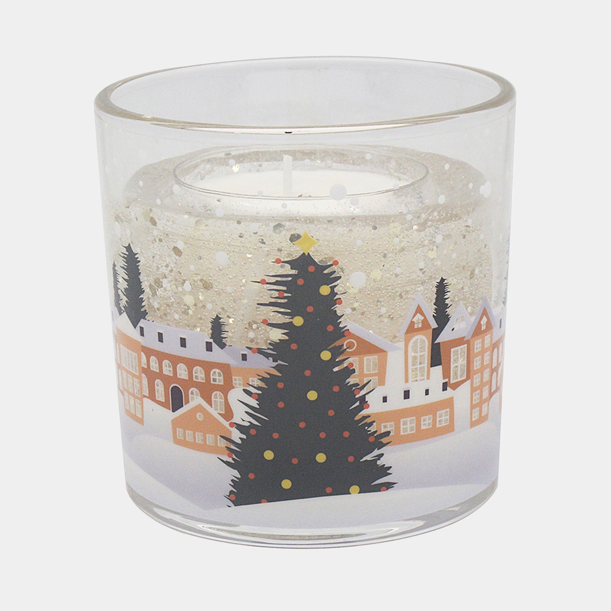 Evening Glow Gel LED Candle Green (DR)