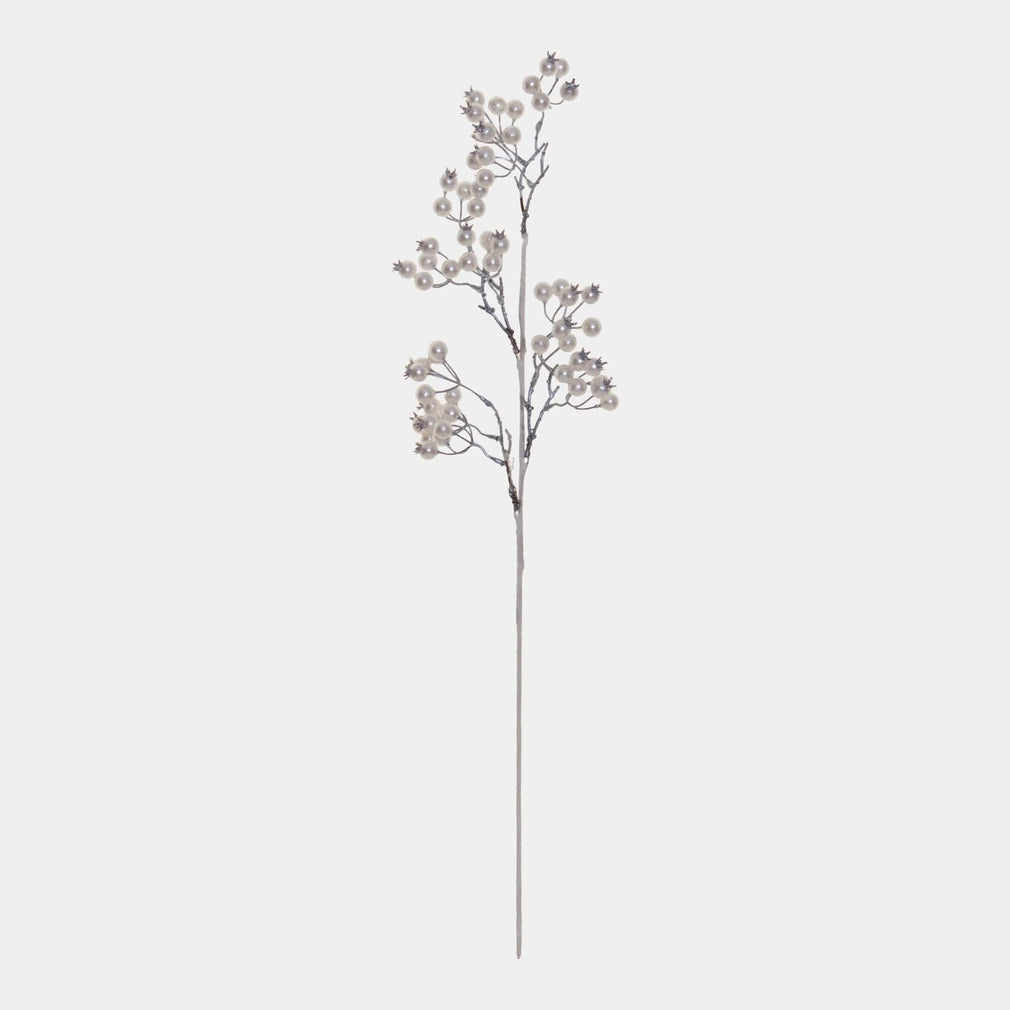 Artificial Plant - Pearl Spray, Silver