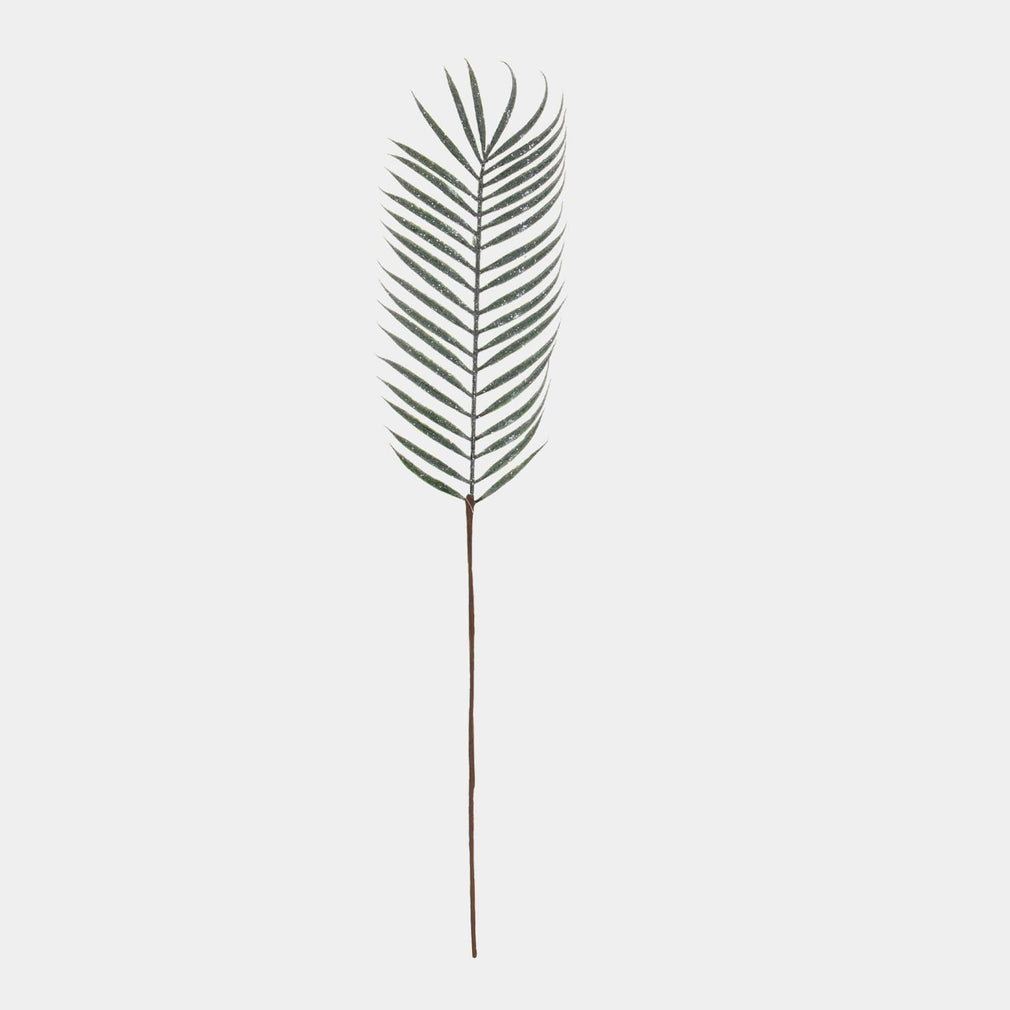 Artificial Plant - Glittered Palm Leaf