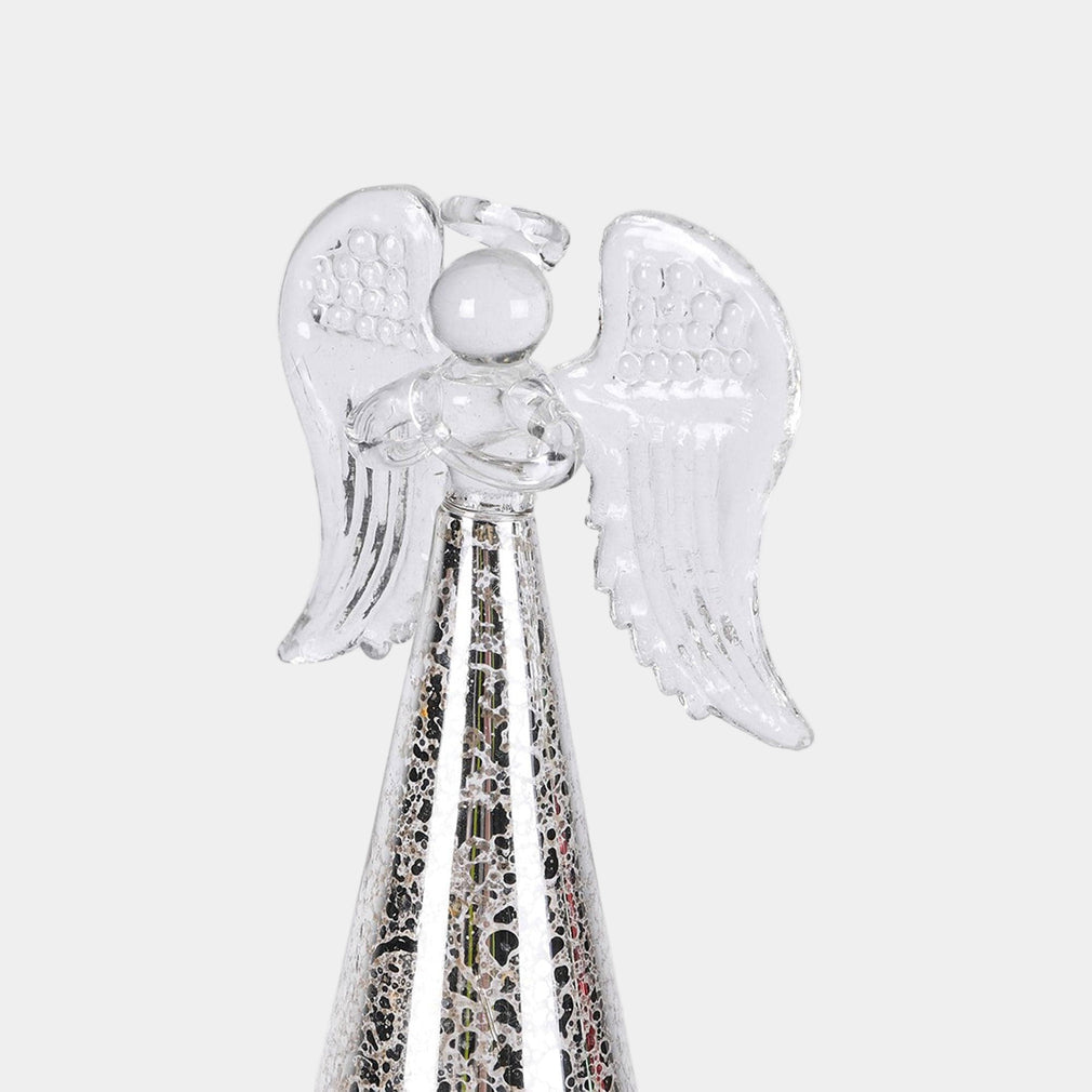 Christmas Ornament - Rotating Silver Angel