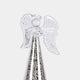 Christmas Ornament - Rotating Silver Angel