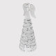 Christmas Ornament - Silver Angel, LED