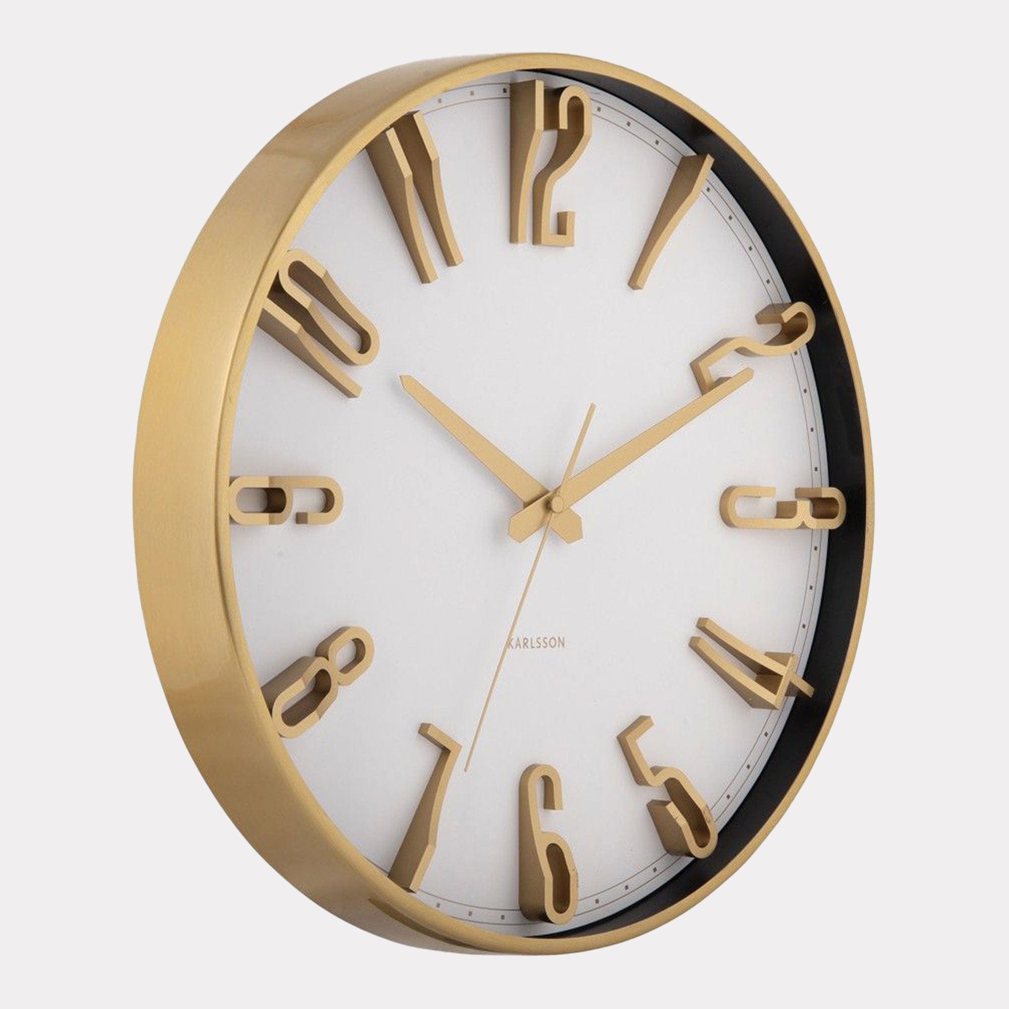 Glam - Metallic Gold Wall Clock