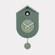 Grato Cuckoo - Green Wall Clock