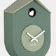 Grato Cuckoo - Green Wall Clock