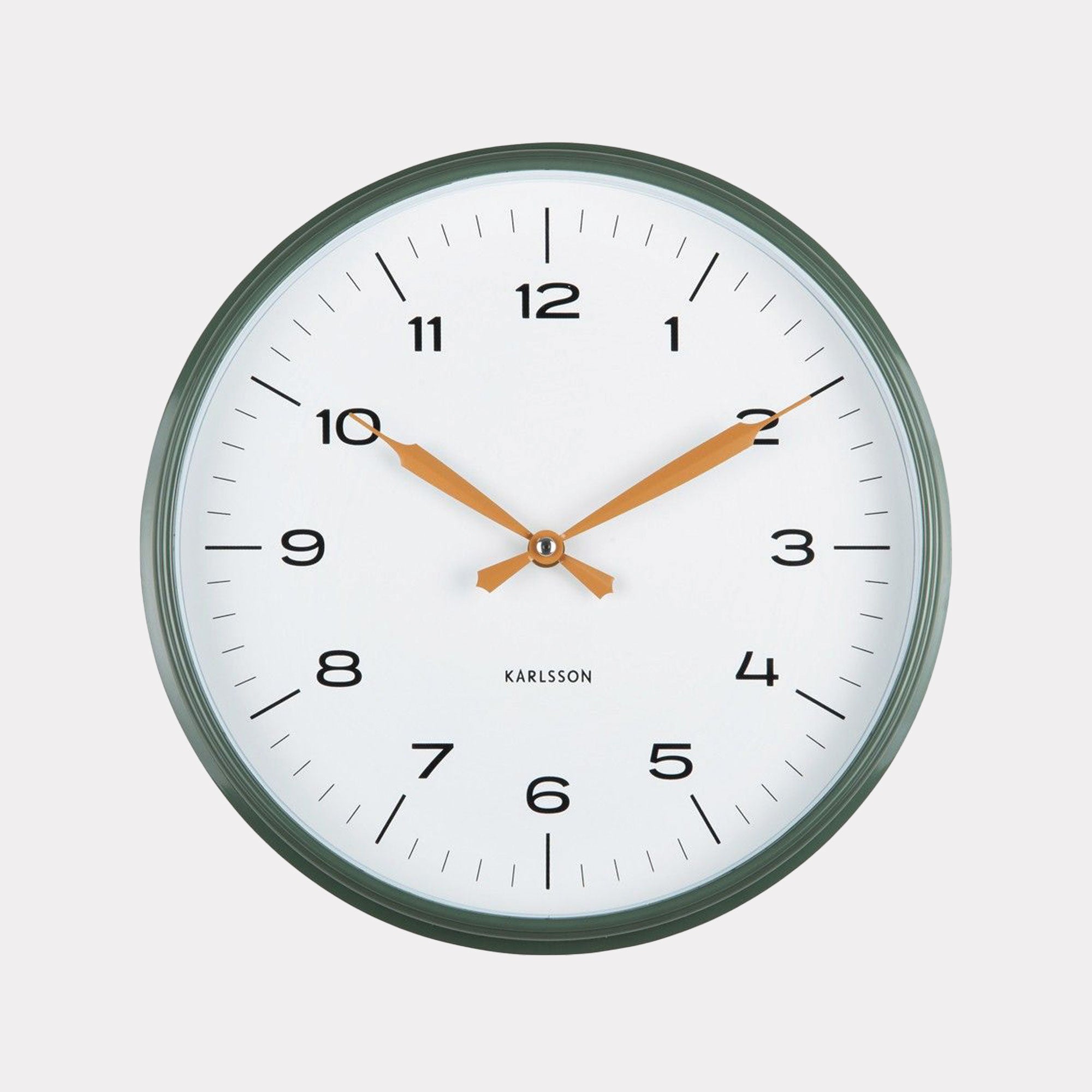 Modern Factory - Green Wall Clock